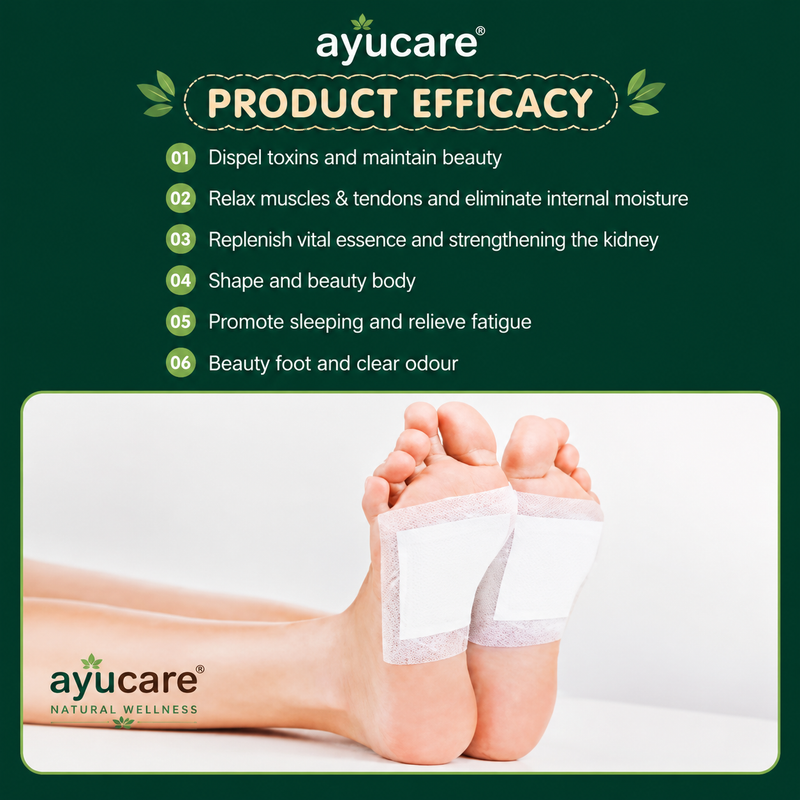 Detox Foot Pads - Natural & Herbal Pads | Overnight Wellness Buy 1 Get 1 FREE