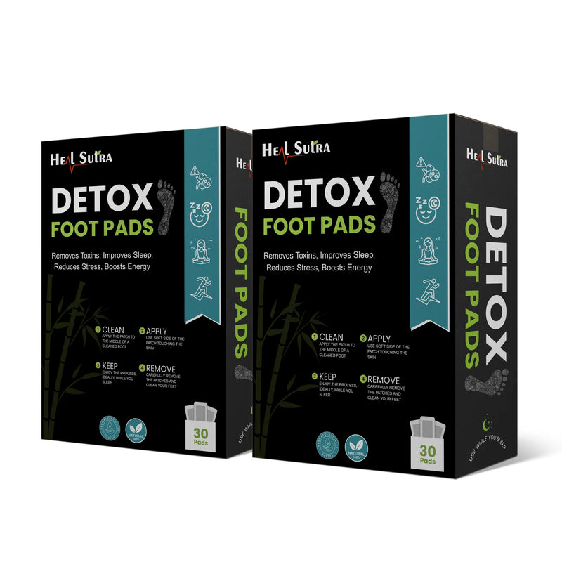 Detox Foot Pads - Natural & Herbal Pads | Overnight Wellness